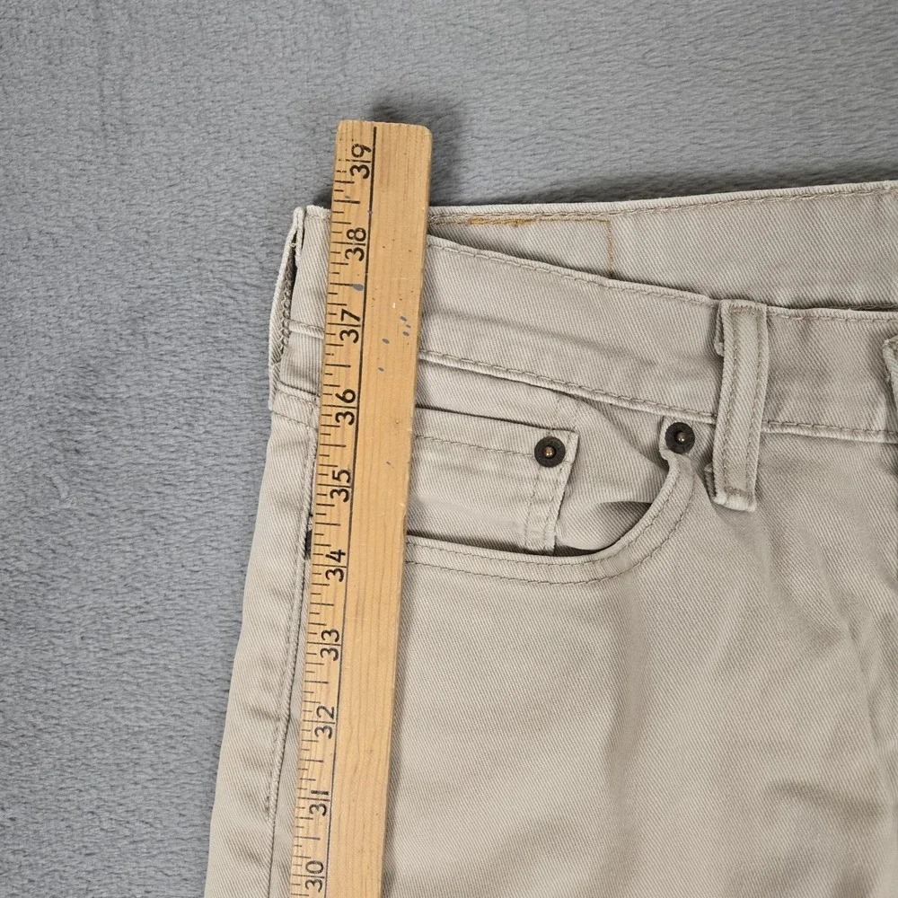 Levis Jeans 502 Men 29x32 (Fit 30x29) Regular Taper Khaki Chinos Casual Straight